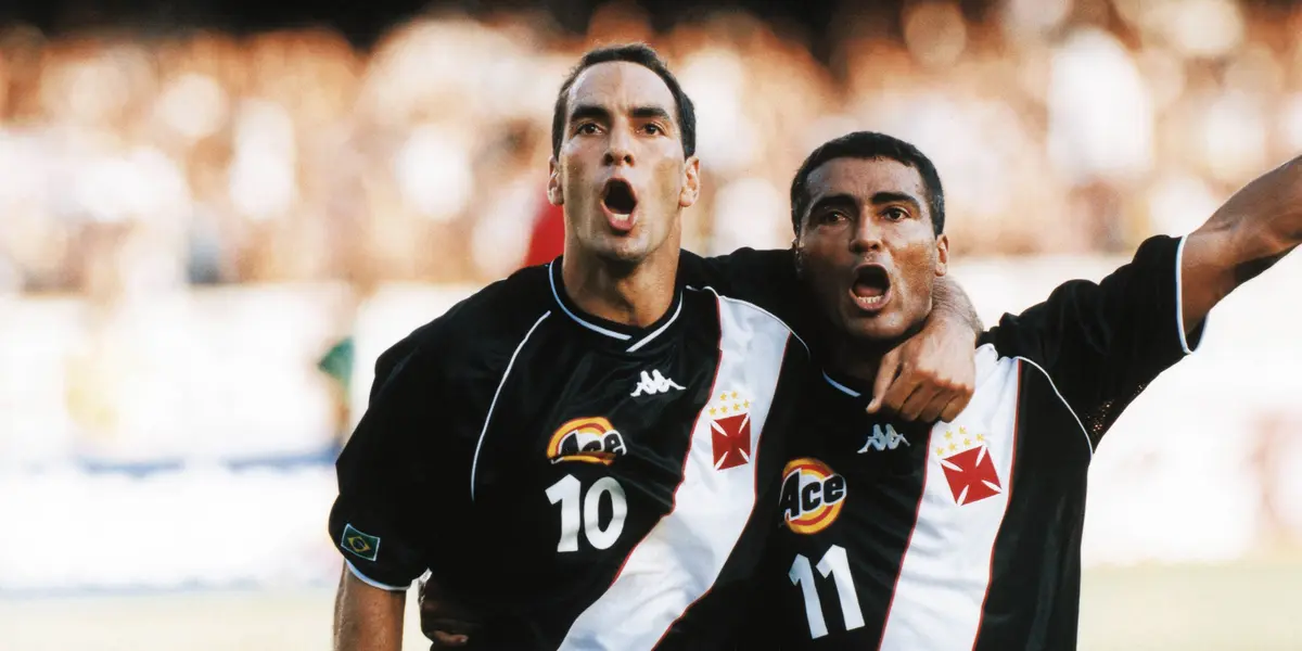 Romário e Edmundo protagonizaram embates públicos na década de 1990