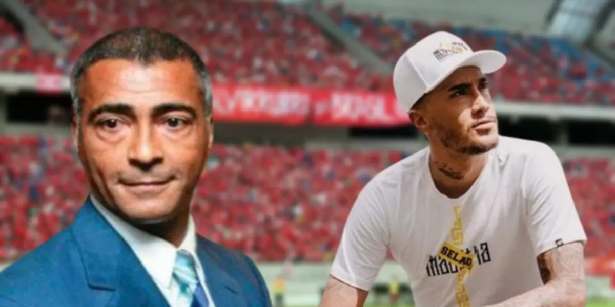 Romário e seu filho Romarinho