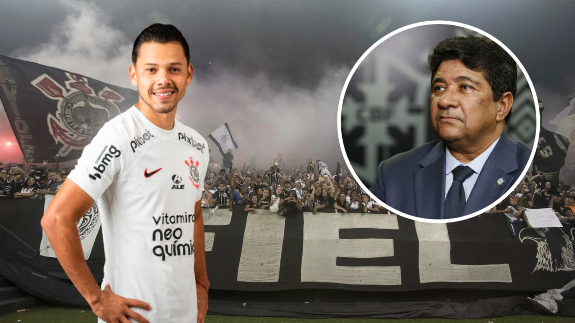 Romero e Ednaldo, presidente da CBF