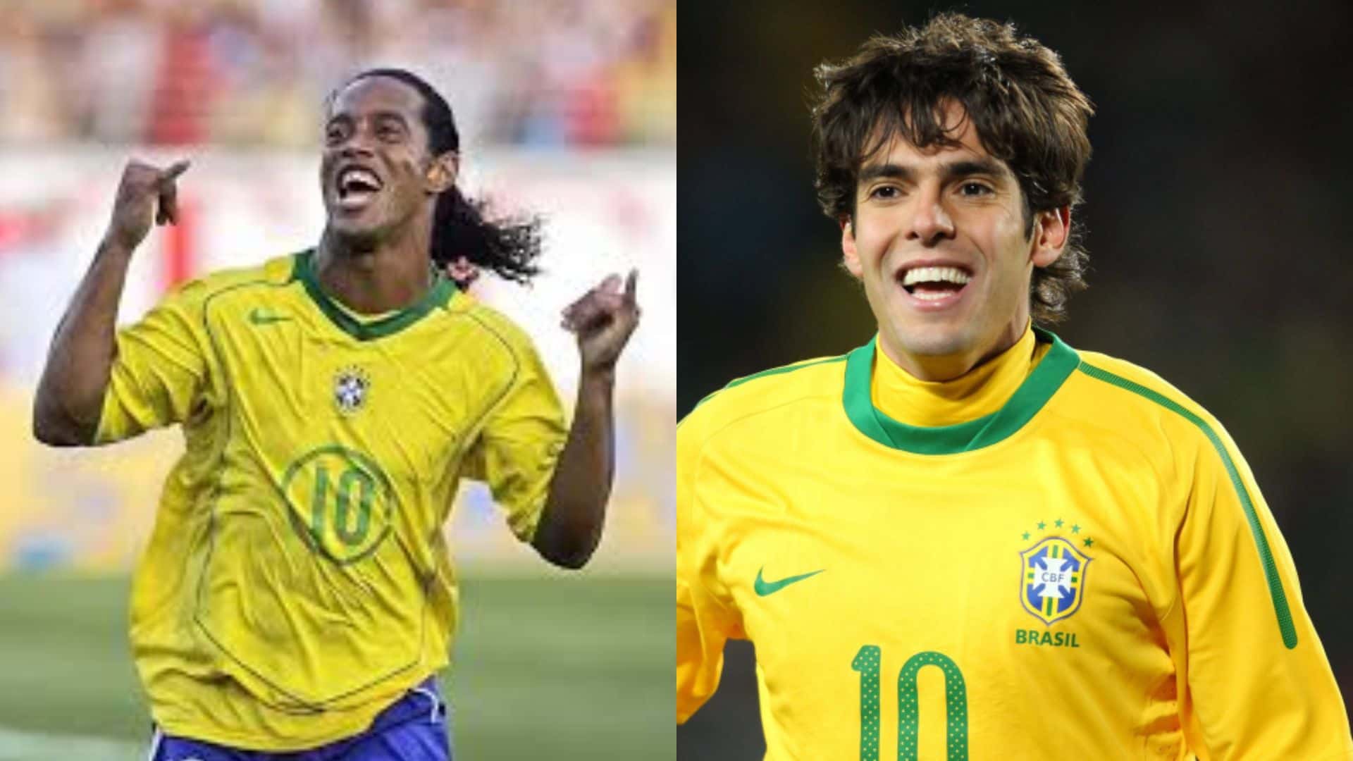 Ronaldinho e Kaka.