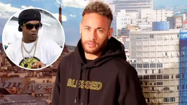 Ronaldinho Gaúcho e Neymar vestindo roupas estilosas