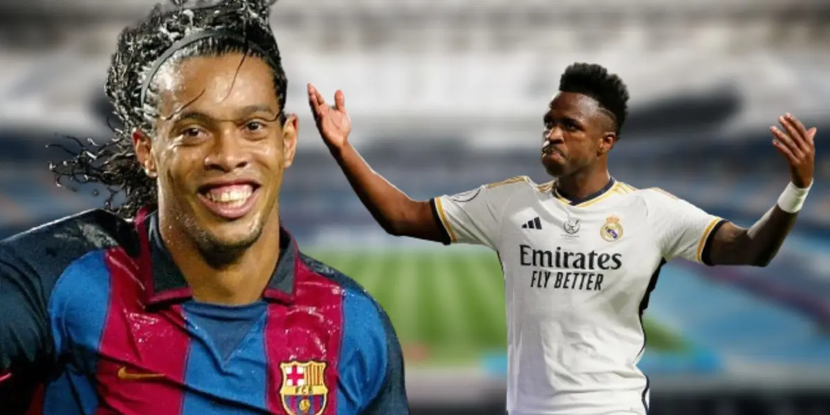 Ronaldinho Gaúcho e Vinícius Júnior