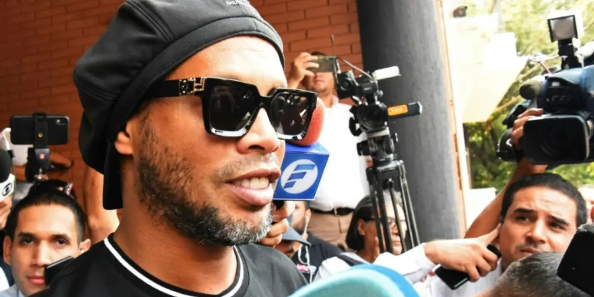 Ronaldinho Gaúcho já foi acionado e está ciente do valor da dívida milionária
