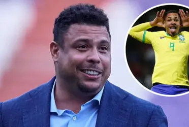 Ronaldo Fenômeno e Vitor Roque