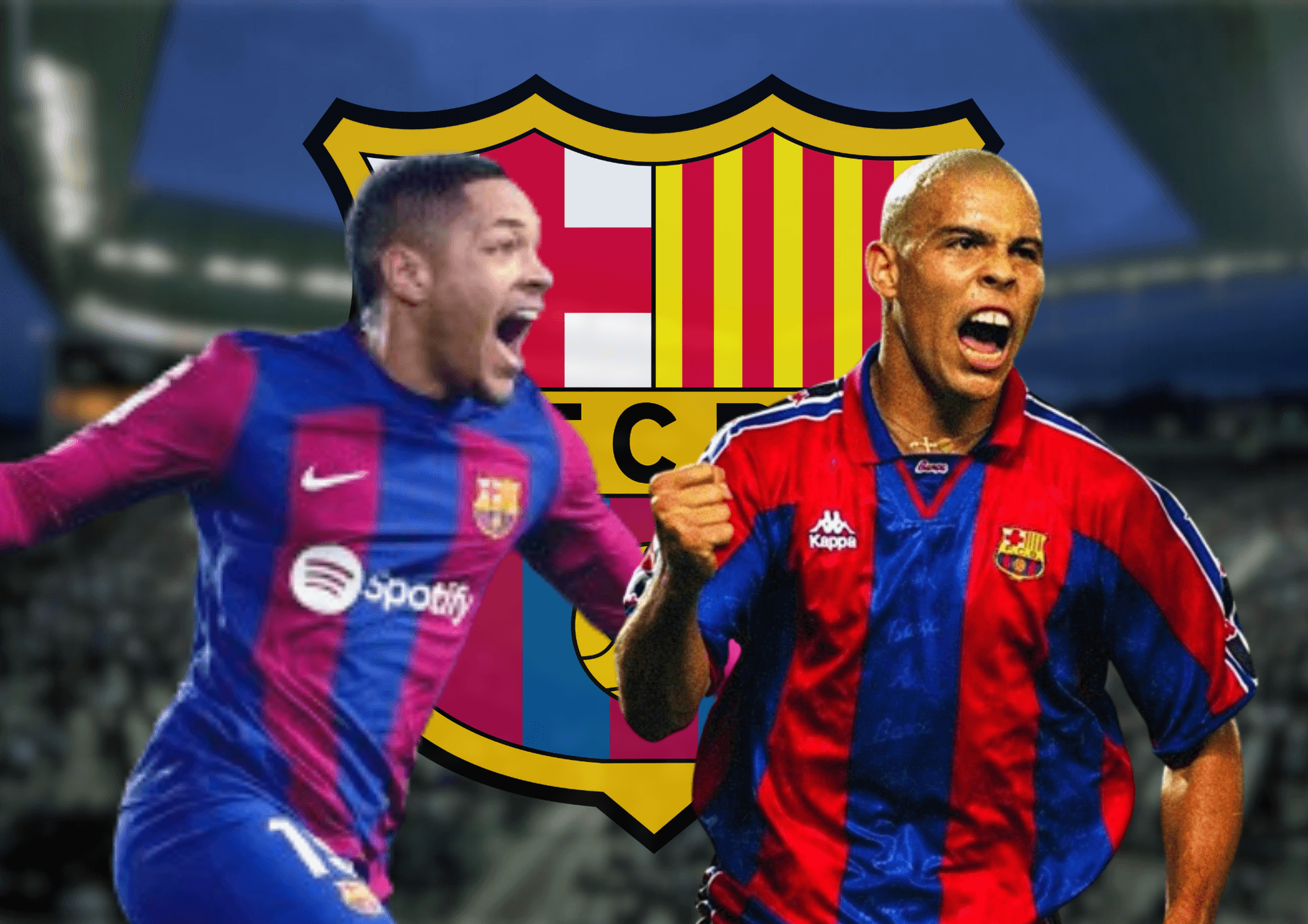 Ronaldo Fenômeno e Vitor Roque