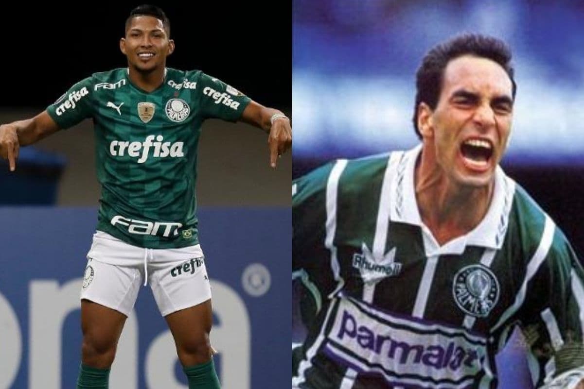 Rony fez história diante do Emelec e superou Edmundo, outro ídolo palmeirense