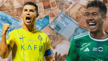 Salário de CR7 no Al-Nassr e de Roberto Firmino no Al-Ahli