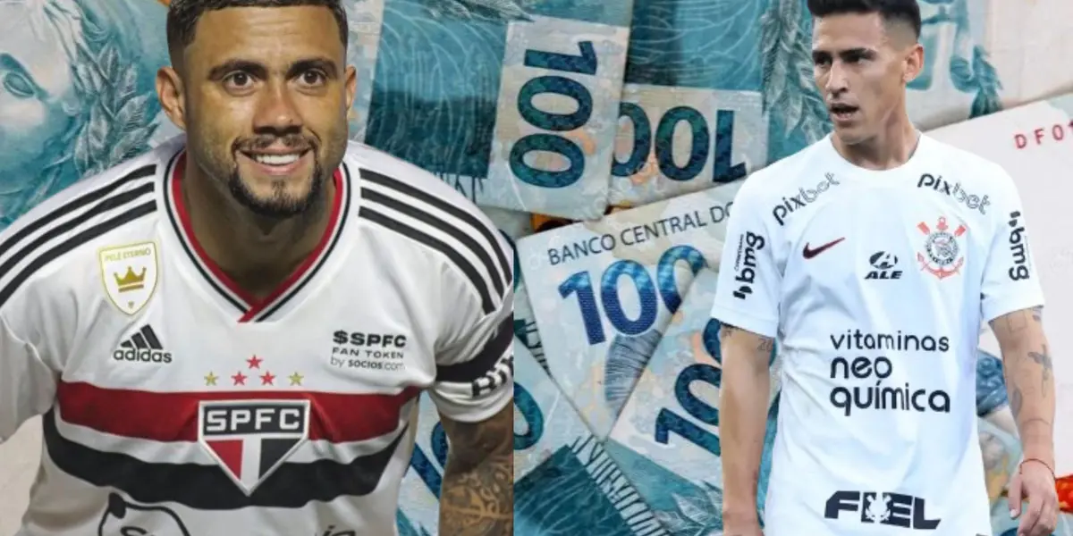 Salário de Wellington Rato no São Paulo é inferior ao de Rojas no Corinthians