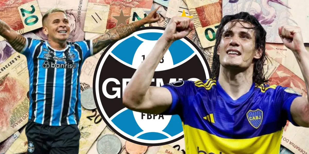 Salários de Soteldo e Cavani revelados no Grêmio