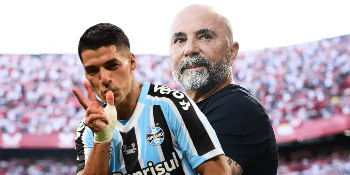 Sampaoli analisou o rival e encaminhou Luis Suárez, atacante do Grêmio