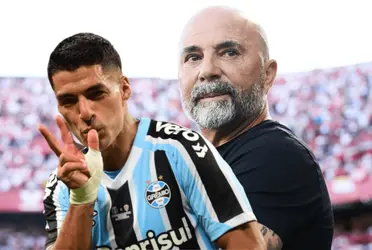 Sampaoli analisou o rival e encaminhou Luis Suárez, atacante do Grêmio