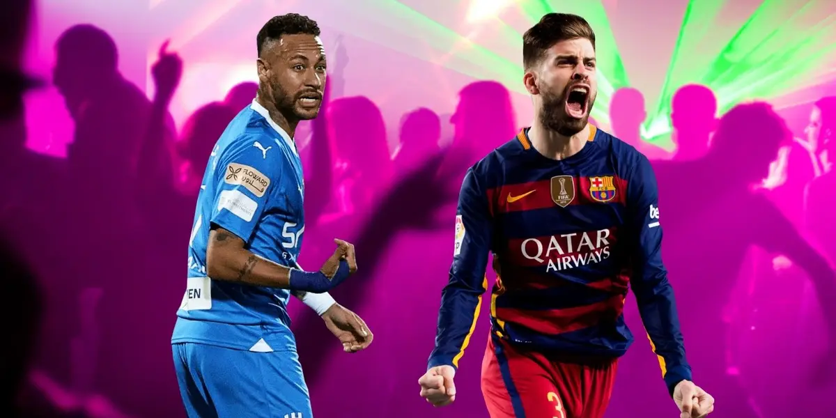 Segundo Léo Dias, Gerard Piqué estava com Neymar em balada, sem sua namorada Clara Chía