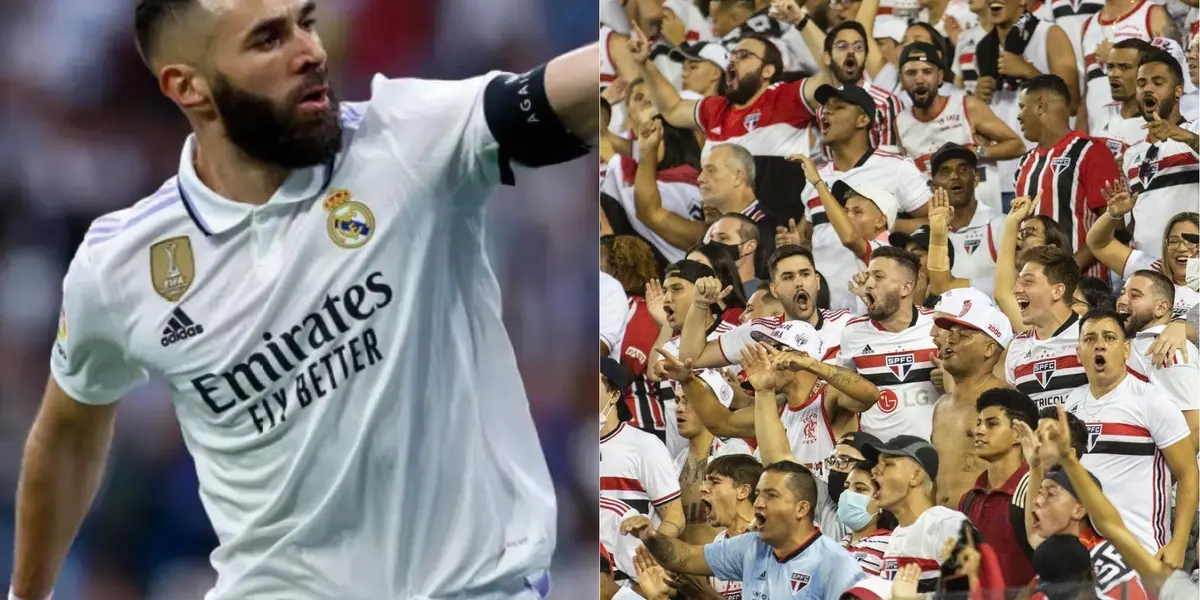 Segundo relatos recentes, o São Paulo Futebol Clube manifestou interesse em Karim Benzema durante sua passagem por Lyon, na França