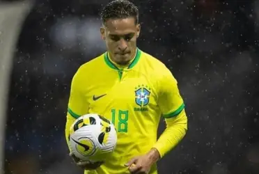 Seleção Brasileira aprovou o desconvocamento de Antony dos jogos das Eliminatórias