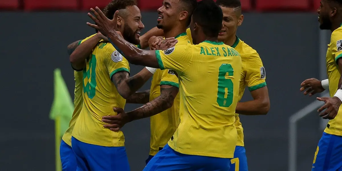 Seleção Brasileira está com 100% de aproveitamento na Copa América 2021