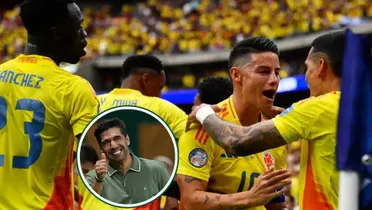 Seleção colombiana em destaque