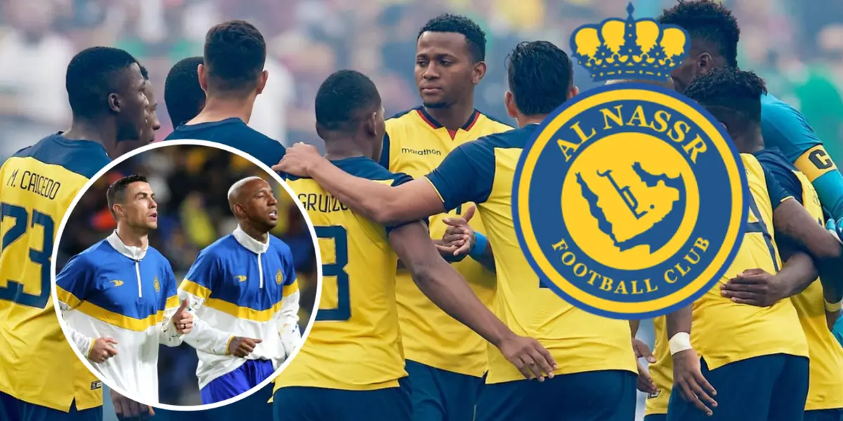 Seleção Equatoriana durante partida nas Eliminatórias