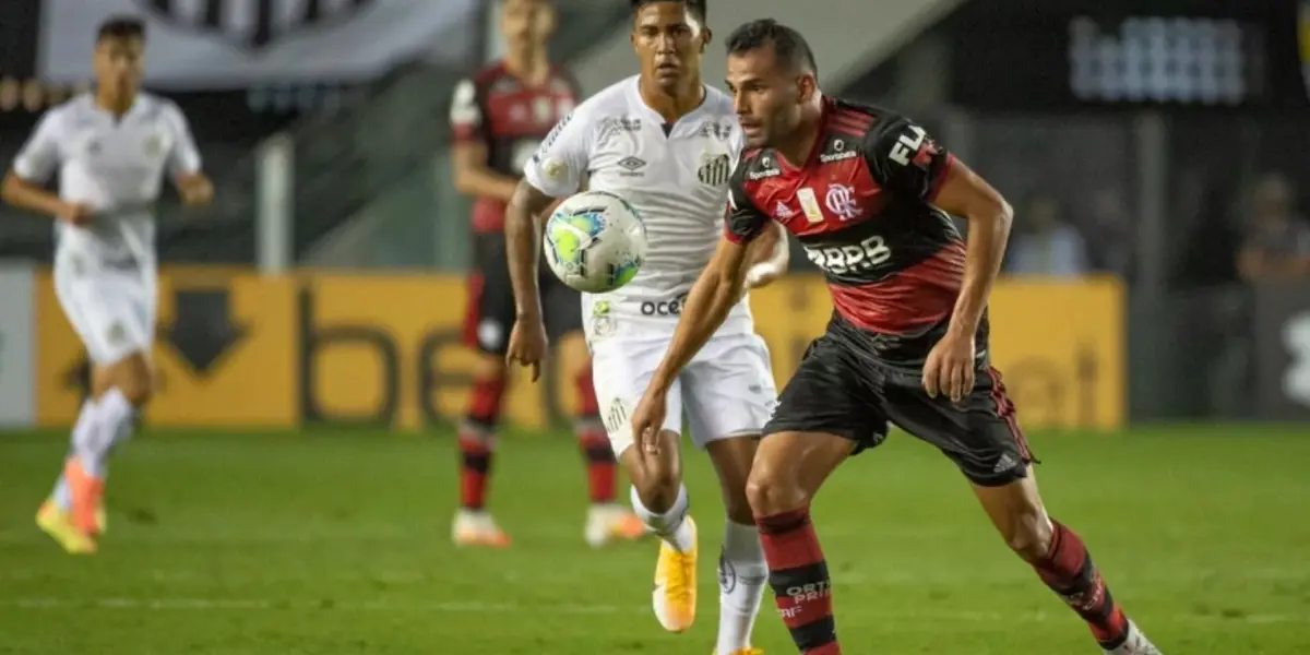 Sem pretensões no Brasileirão, Flamengo encara o Santos que ainda sonha com a vaga na Copa Libertadores 2022