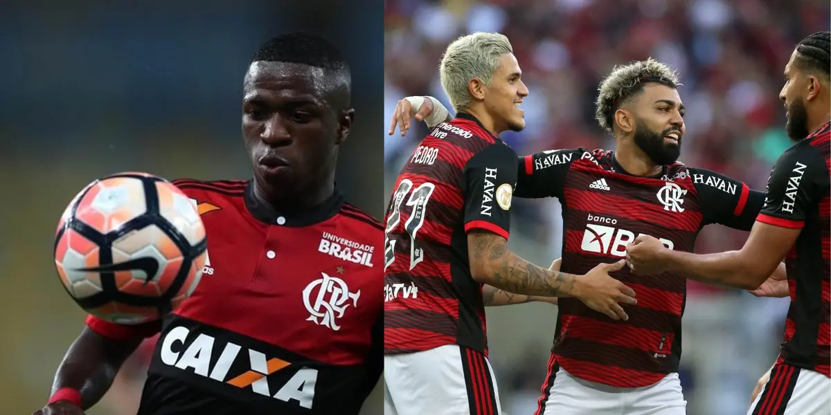 Sob os olhares do craque do Real Madrid, Mengão goleia e se classifica