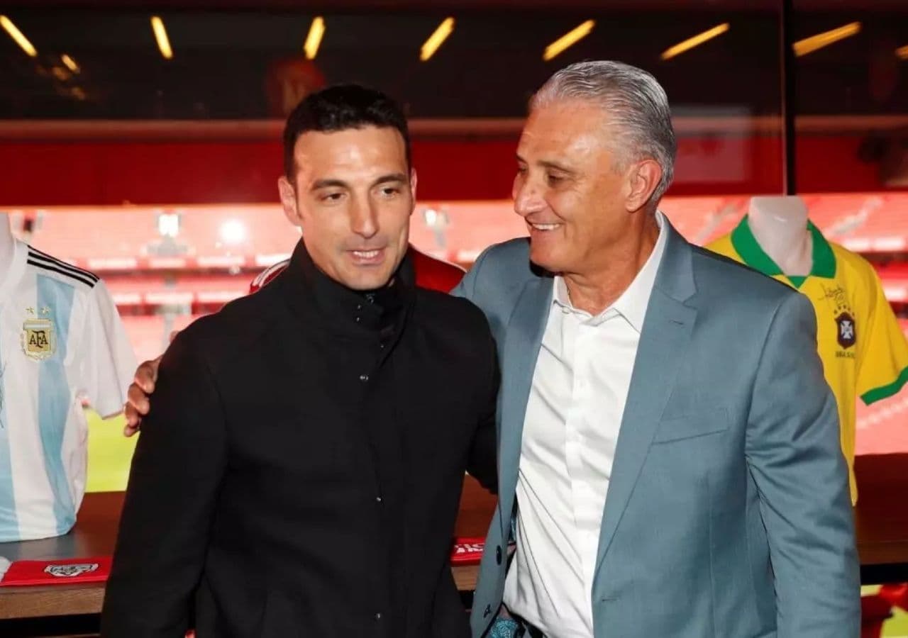 Técnico da Argentina se perde em elogios para a seleção brasileira e aumenta ego de Tite antes do clássico