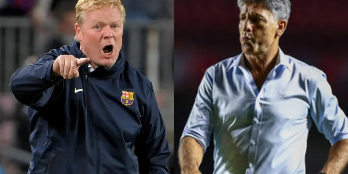 Técnico foi demitido do Barcelona e torcedores especulam Ronald Koeman no Flamengo para o lugar de Renato Portaluppi