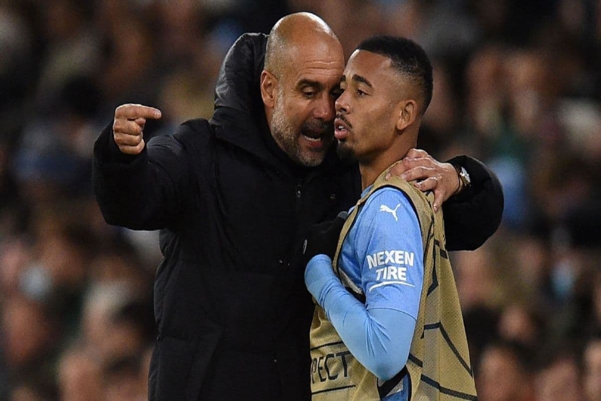 Técnico Pep Guardiola comentou sobre a saída de Gabriel Jesus