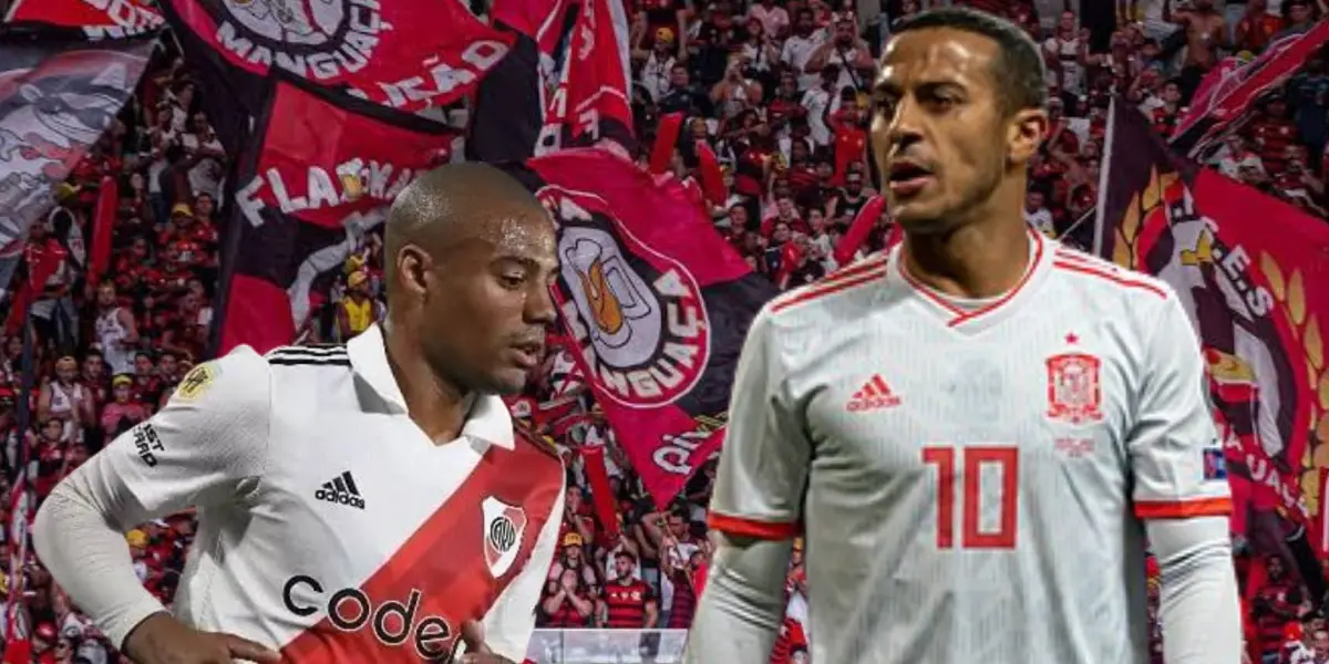 Thiago Alcântara e o algo do Flamengo