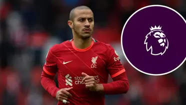 Thiago Alcântara em ação pelo Liverpool