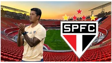 Thiago Carpini com a camisa do São Paulo