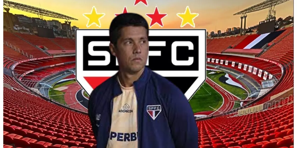 Thiago Carpini com a camisa do São Paulo