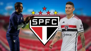 Thiago Carpini e James Rodríguez