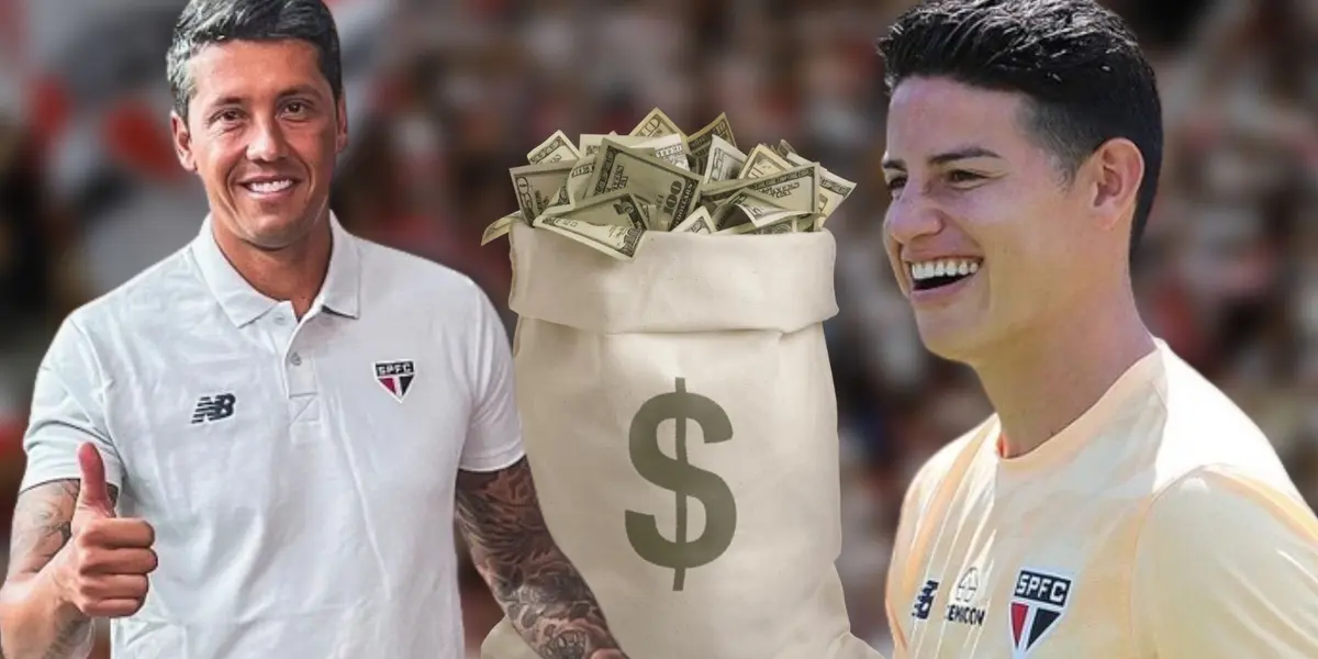 Thiago Carpini e James Rodríguez