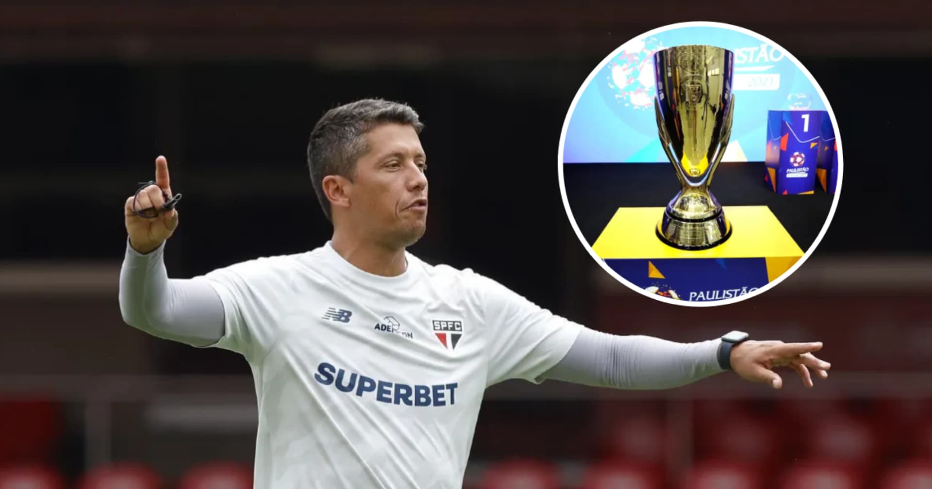 Thiago Carpini no comando do São Paulo