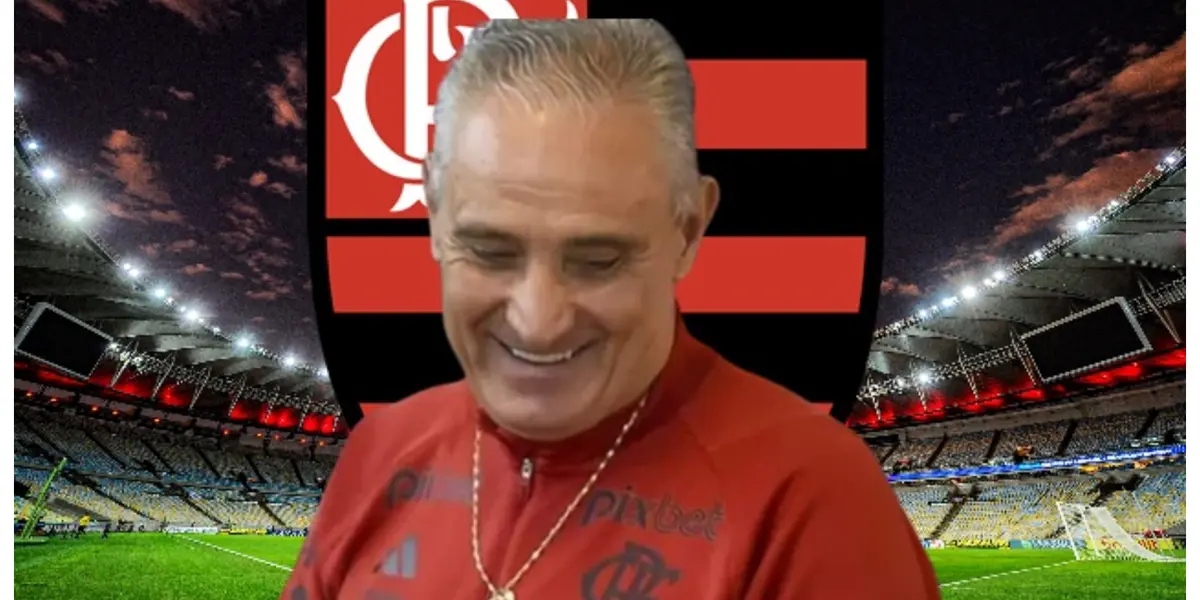 Tite com a camisa do Flamengo