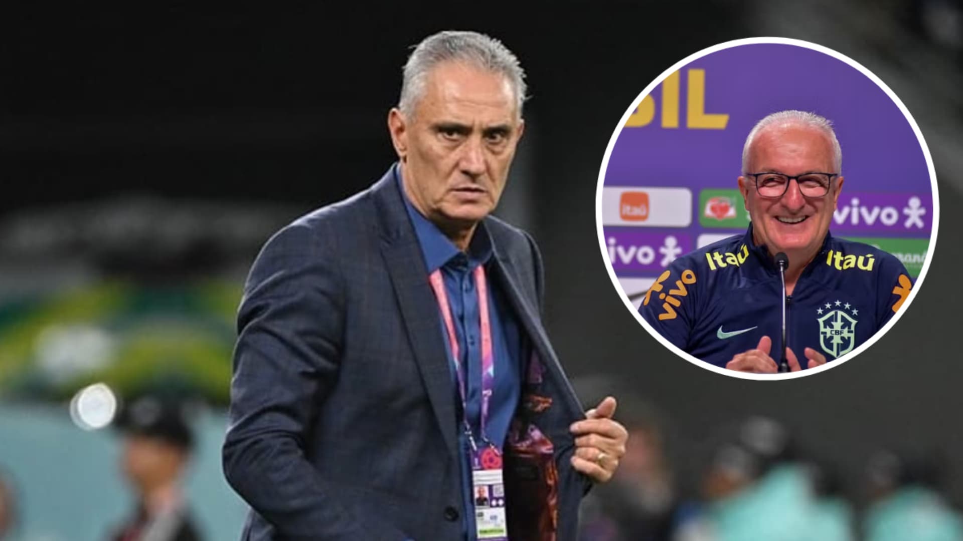 Tite e Dorival Júnior na Seleção Brasileira