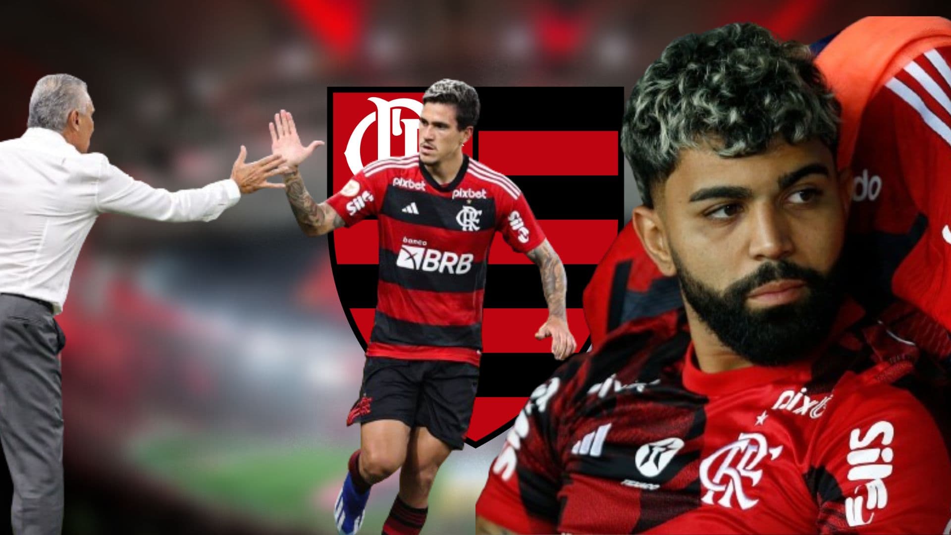 Tite faz comparação entre Pedro e Gabigol