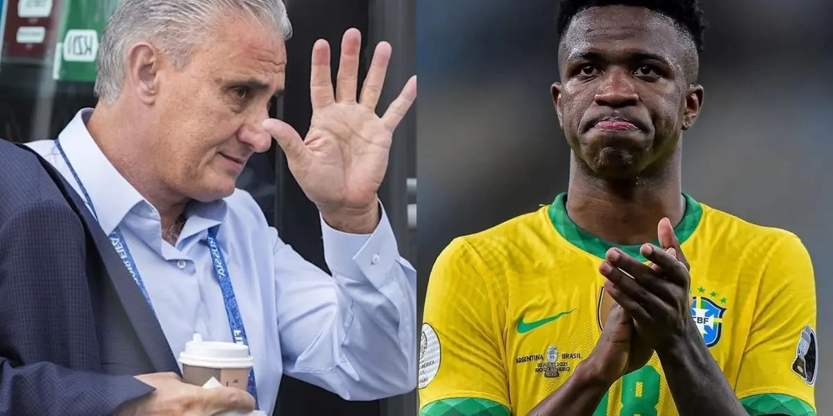Tite fez a última convocação de 2021 para os jogos da seleção brasileira em novembro e surpreendeu ao deixar Vinícius Júnior fora