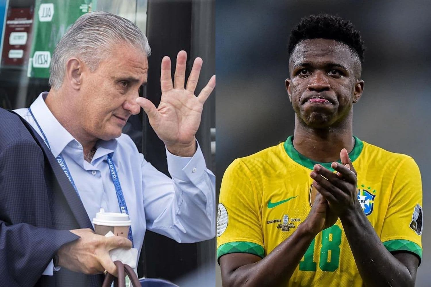 Tite fez a última convocação de 2021 para os jogos da seleção brasileira em novembro e surpreendeu ao deixar Vinícius Júnior fora