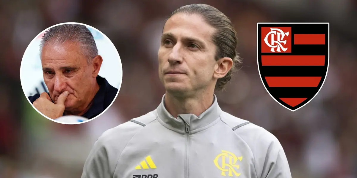 Tite - Filipe Luís (Foto: Flamengo)