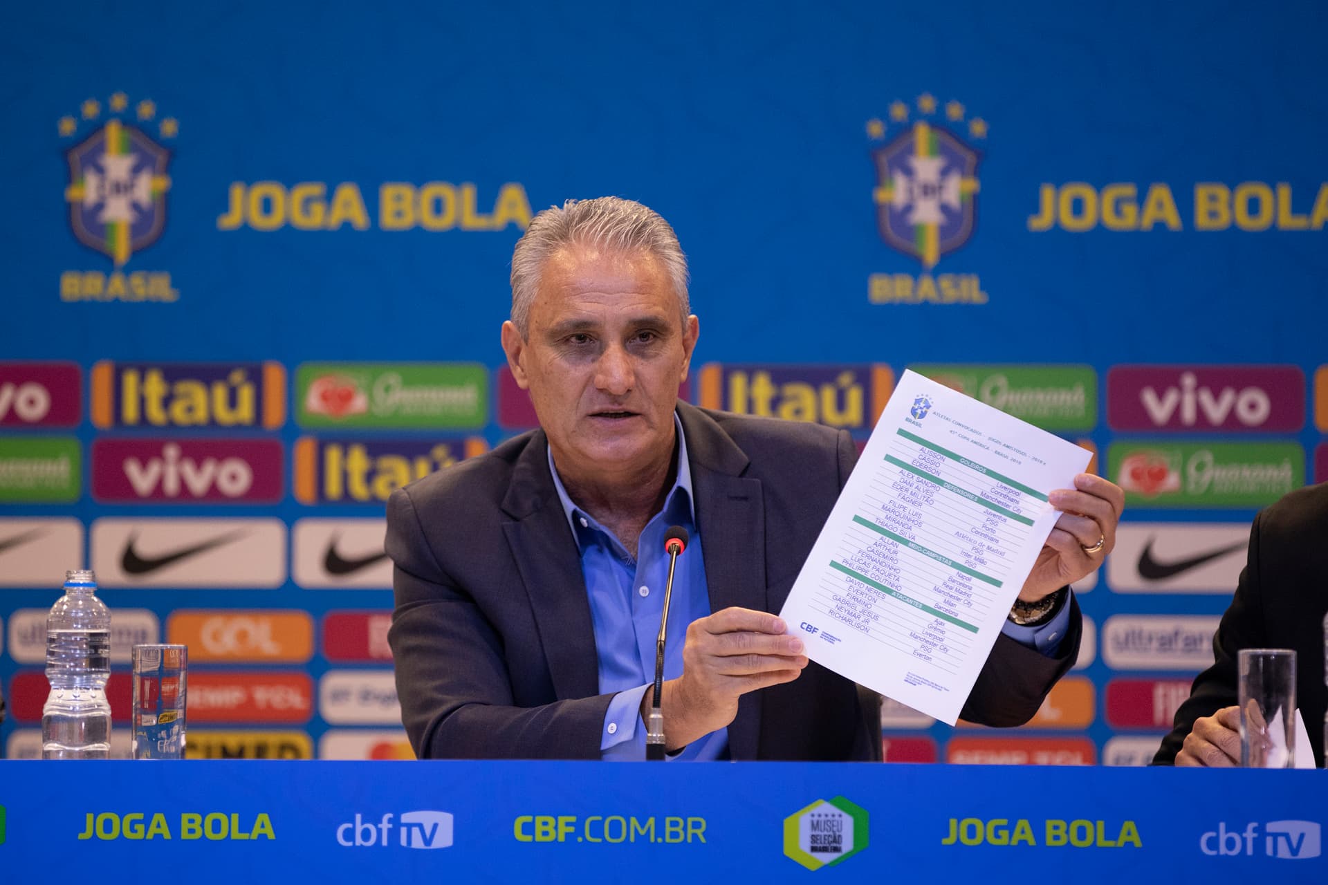 Tite já tem sua lista pronta, mas convocação será revelada apenas na sexta-feira (24)