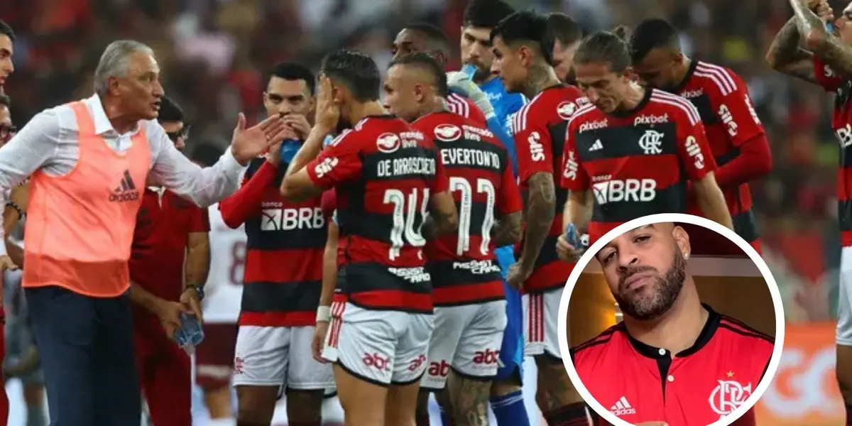 Tite orienta jogadores do Fla