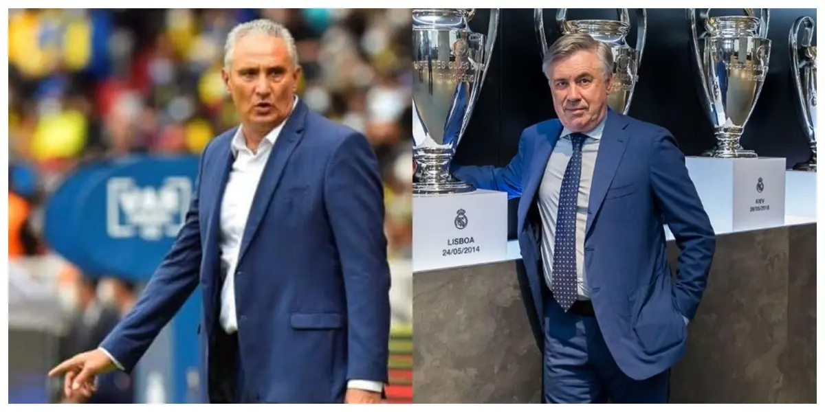 Tite parece um possível substituto de Ancelotti no Real Madrid, agora que não tem time e ganharia esse salário