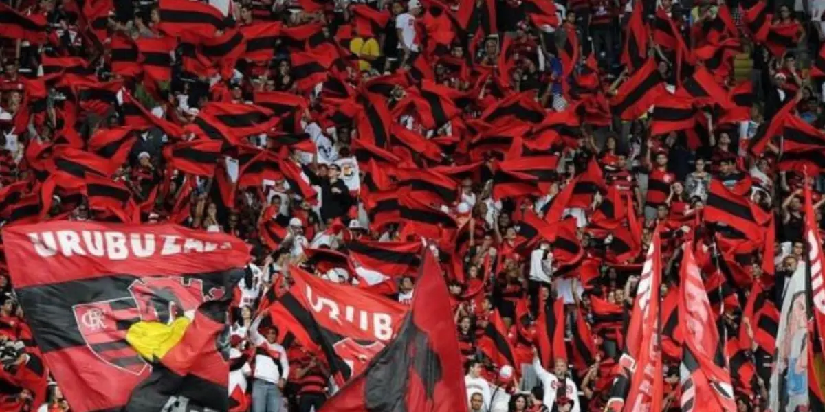 Torcedor do Flamengo manifestou protestos após gol do São Paulo