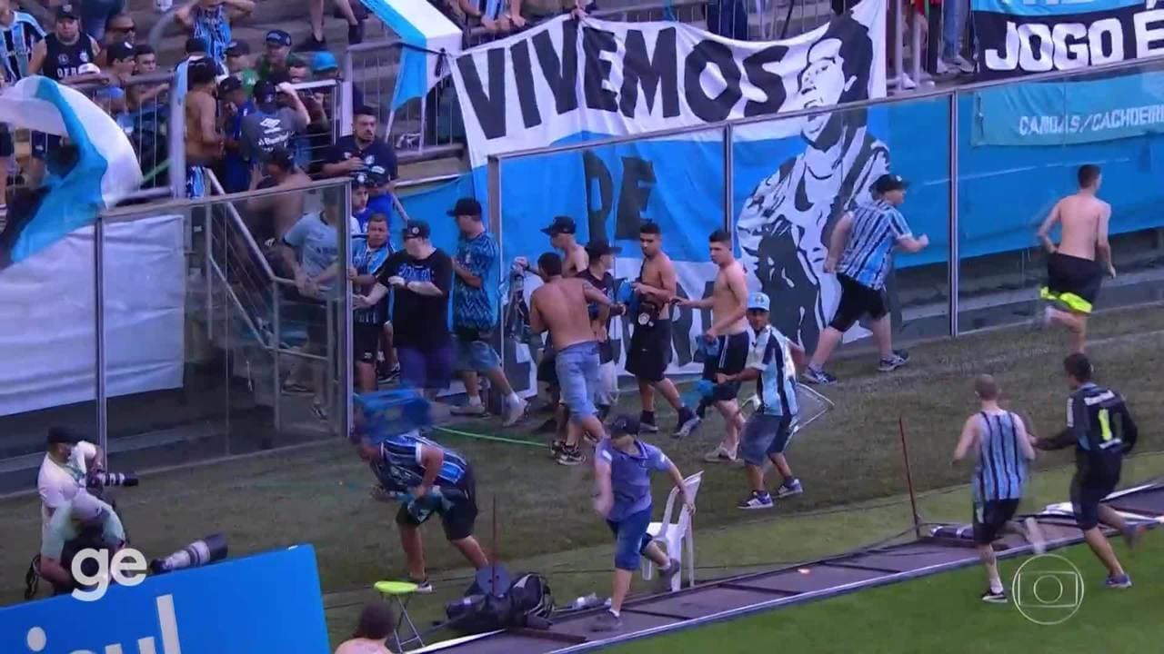 Torcedor do Grêmio afirmou quem foi o responsável pelo tumúlto na Arena