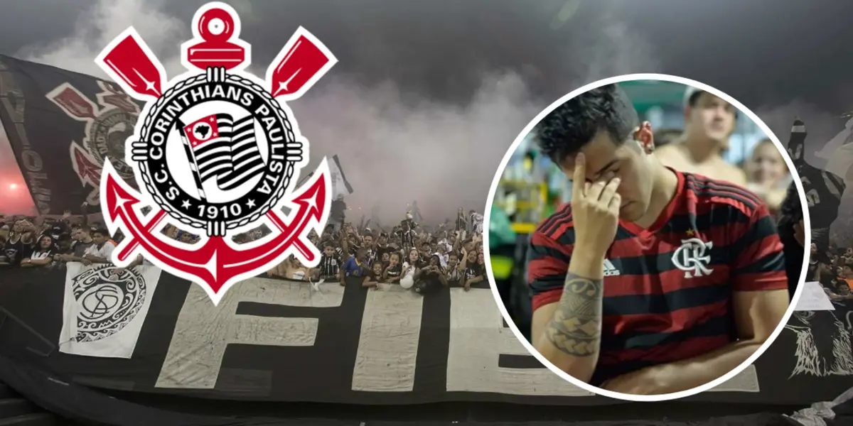Torcedores de Corinthians e Flamengo