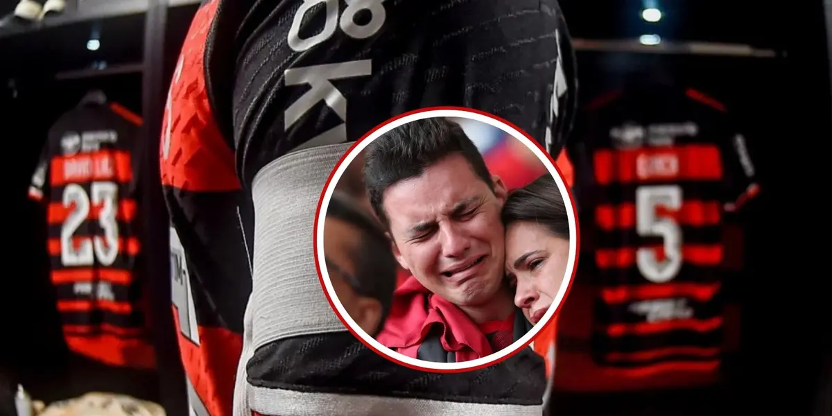 Torcedores do Flamengo em detalhe