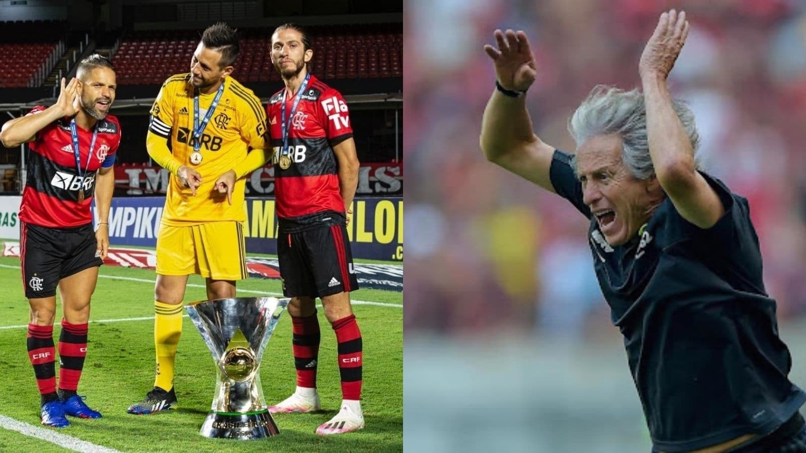 Torcedores pedem que jogador do Flamengo se aposente para ser o novo técnico do Mengão