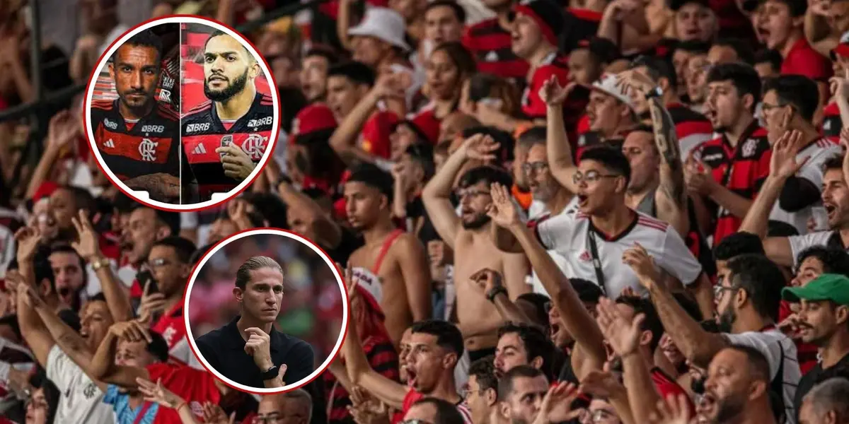 Torcida do Flamengo em destaque