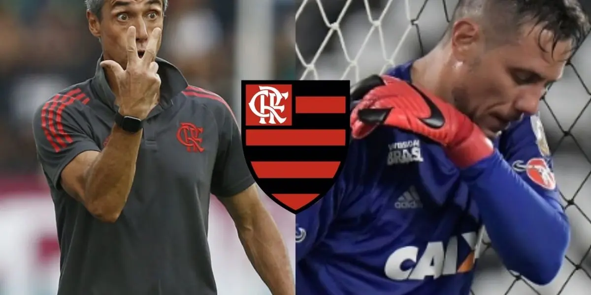 Treinador e goleiro se desentenderam; Diego Alves está fora dos planos