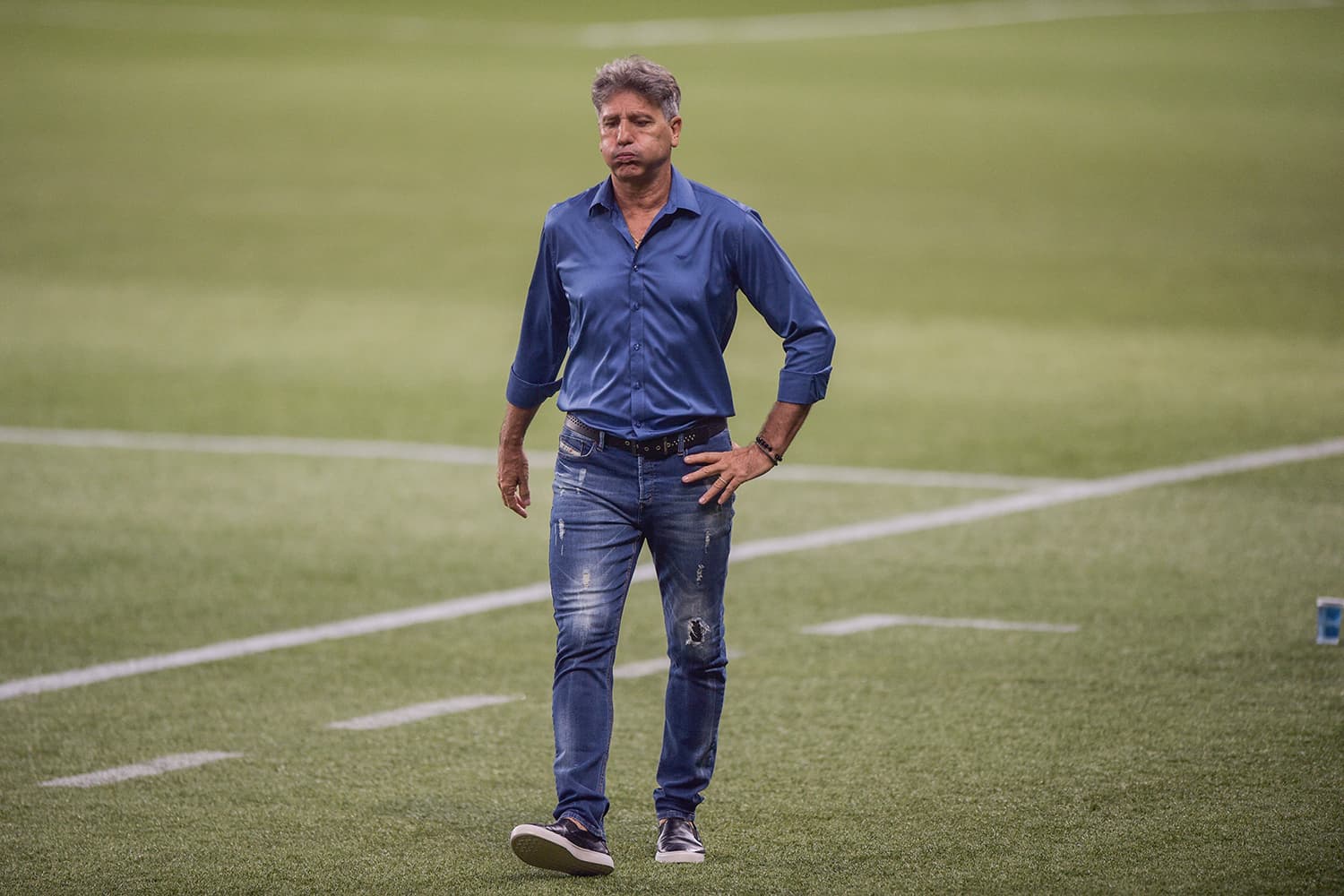 Treinador minimizou empate no Sul e já mirou a reta final da preparação para encarar o Palmeiras no próximo sábado (27)